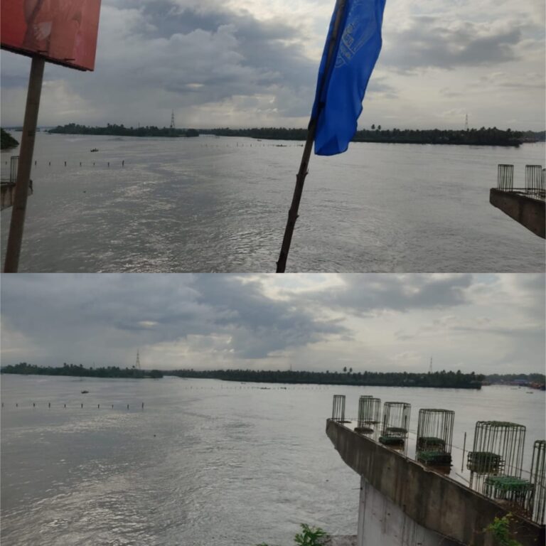കടലിൽ നിന്നും കായലിലേക്ക് വേലിയേറ്റം വരുമ്പോൾ കുറ്റി വല കെട്ടുന്നത് നിയമവിരുദ്ധം.