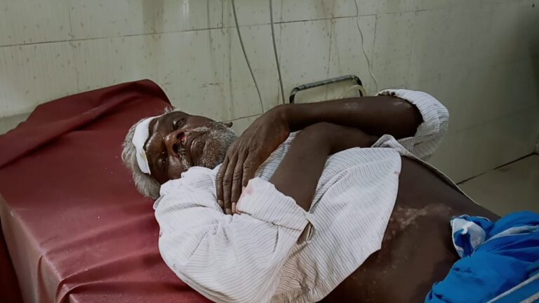 ആശുപത്രിയിൽ ചികിൽസയ്ക്ക് എത്തിയ വൃദ്ധനെ സെക്യൂരിറ്റി ജീവനക്കാരൻ മർദ്ദിച്ചു.