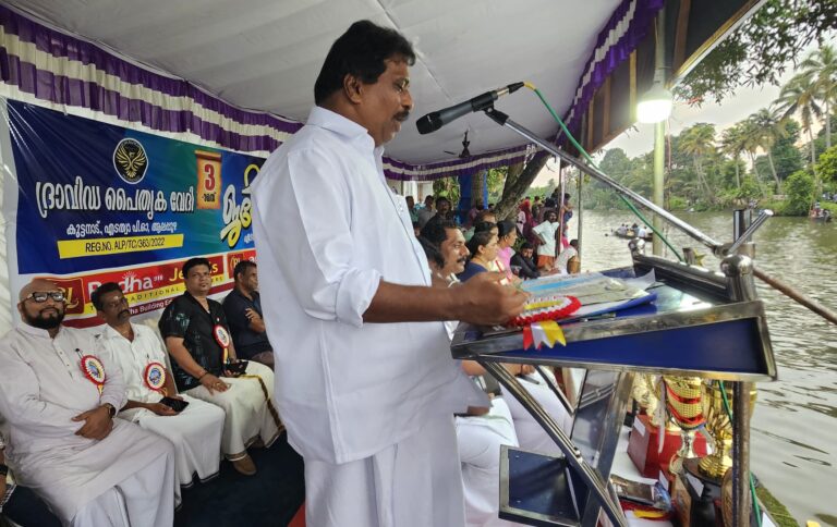 ജലമേളകൾ കുട്ടനാട് ജനതയുടെ ഹൃദയതാളം: കൊടിക്കുന്നിൽ സുരേഷ് എംപി