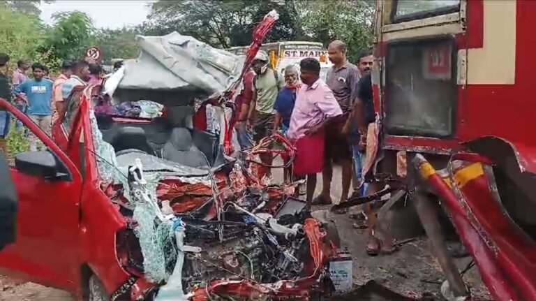 “കൊല്ലം ചടയമംഗലത്ത് വാഹനാപകടം:ഒരു മരണം”