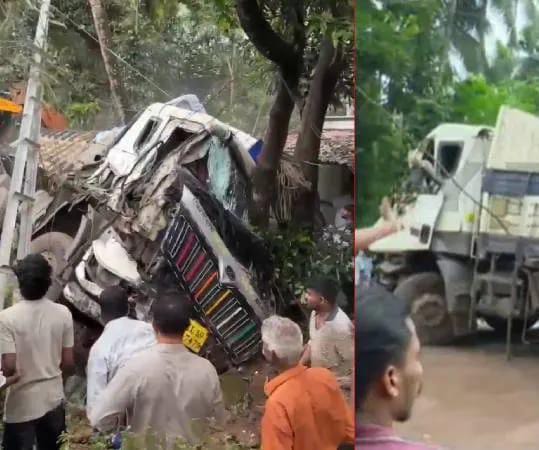 ലോറി മറിഞ്ഞുണ്ടായ അപകടത്തില്‍ മരിച്ചത് നാല് വിദ്യാർത്ഥികൾ,നടുങ്ങി നാട്.