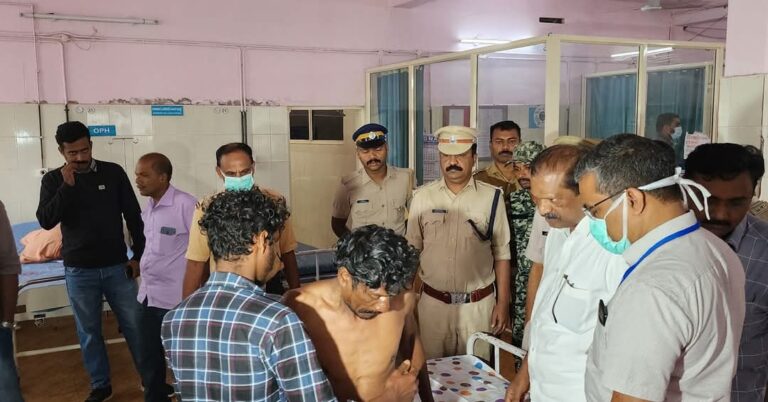 വിനോദ സഞ്ചാരികൾ കാറിൽ വലിച്ചിഴച്ചു കൊണ്ടുപോയി ക്രൂരമായി ആക്രമിച്ച മാതനെ പട്ടികജാതി-പട്ടികവർഗ്ഗ പിന്നാക്ക ക്ഷേമം വകുപ്പ് മന്ത്രി ഒ ആർ കേളു വയനാട് മെഡിക്കൽ കോളേജിലെത്തി സന്ദർശിച്ചു.