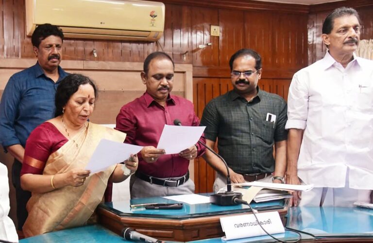 കോട്ടയം ജില്ലാ പഞ്ചായത്ത് പ്രസിഡൻ്റായിഹേമലത പ്രേംസാഗർ
